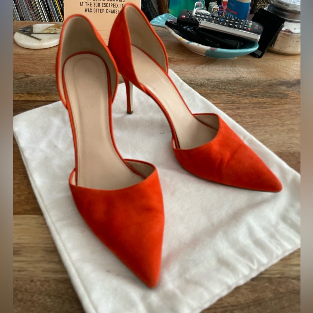 J. Crew Elsie suede d’Orsay pumps / Size 10